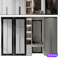 Furniture composition GHS-2371 3D Model Vray