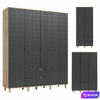 Cabinets Tedjons Leaf 3D Model Corona