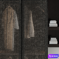 Tumidei Armadio Anta Telaio Battente Wardrobe 3D Model Corona