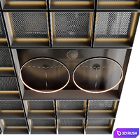 Ceiling 8 3D Model Vray, Corona