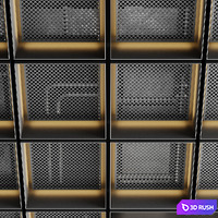 Ceiling 8 3D Model Vray, Corona