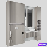 Bathroom furniture 51 3D Model Corona