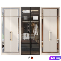 Wardrobe 72 3D Model Vray, Corona