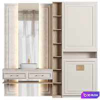 Bathroom Furniture 079 3D Model Vray, Corona
