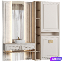 Bathroom Furniture 079 3D Model Vray, Corona