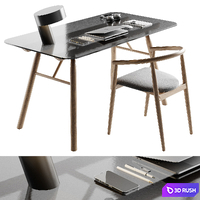 Workplace 12 3D Model Vray, Corona