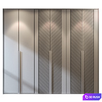 Wardrobe GHS-2397 3D Model Vray