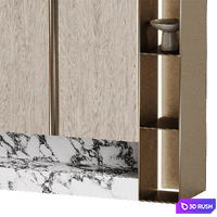 Wardrobe 003 3D Model Corona