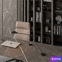 Boss Desk - Office Furniture 475 3D Model Vray, Corona