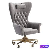 YORK SWIVEL ARMCHAIR by Visionnaire 3D Model Corona