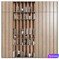Modular cabinets in modern style 80 3D Model Vray, Corona