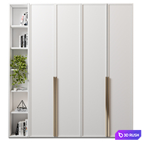 Cabinet with shelves 87 3D Model Vray, Corona