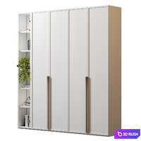 Cabinet with shelves 87 3D Model Vray, Corona