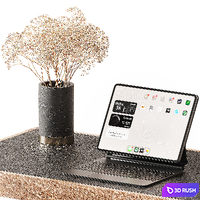 Porada Office Set 3D Model Vray, Corona