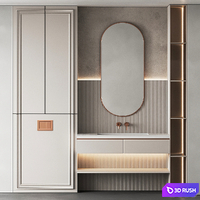 Bathroom furniture 19 3D Model Corona