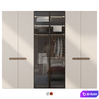 Wardrobe 76 3D Model Vray, Corona