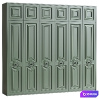 Wardrobe WOODGATE 3D Model Corona