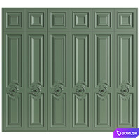 Wardrobe WOODGATE 3D Model Corona