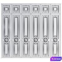 Wardrobe WOODGATE 3D Model Corona