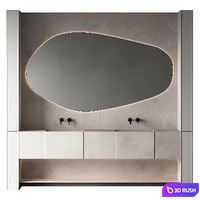 Bathroom furniture 21 3D Model Corona