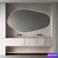 Bathroom furniture 21 3D Model Corona