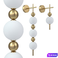 Wall lamp F-PROMO 4088-1W 4088-3W 3D Model Corona