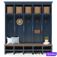 Hallway Furniture 02 3D Model Corona