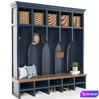 Hallway Furniture 02 3D Model Corona