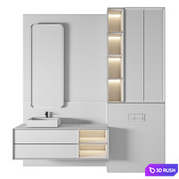 Luxury Bathroom 352 3D Model Vray, Corona