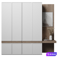 Wardrobe 3D Model Vray, Corona