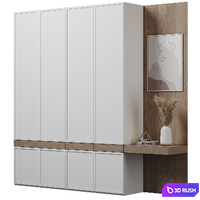Wardrobe 3D Model Vray, Corona