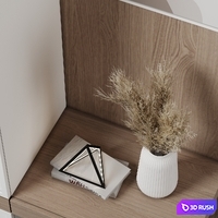 Wardrobe 3D Model Vray, Corona