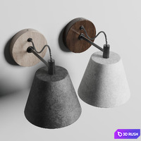 LUCIDE POSSIO WALL LIGHTS 3D Model Vray, Corona