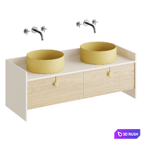 SWING | Washbasin furniture 3D Model Corona