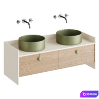 SWING | Washbasin furniture 3D Model Corona