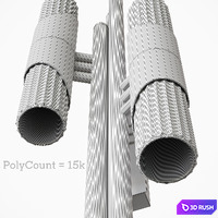 BYRON WALL LIGHT _ CASTRO LIGHTING 3D Model Vray, Corona