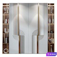 Furniture composition GHS-2417 3D Model Vray
