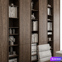 Boss Desk - Office Furniture 521 3D Model Vray, Corona