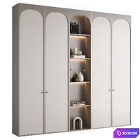 Wardrobe 002 3D Model Corona