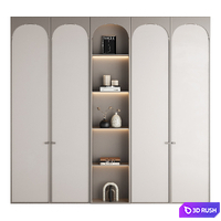 Wardrobe 002 3D Model Corona