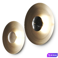 J. Adams &amp; Co. Luna Wall Lamps 3D Model Vray, Corona