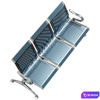 Oshujian waiting iron bench chair SJ-8888 3D Model Vray, Corona