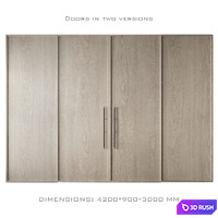 Dressing room 6 3D Model Vray, Corona