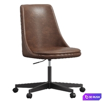 Jaz Leather Swivel Desk Chair 3D Model Corona