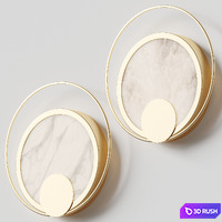 Coil Wall Light by Hudson Valley 3D Model Vray, Corona
