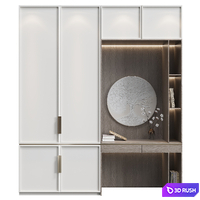 Neoclassical wardrobe 49 3D Model Corona