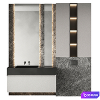 Bathroom furniture 49 3D Model Corona