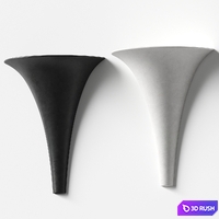 Lightning collective - Cone Plaster Wall Light 3D Model Vray, Corona