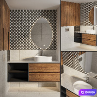 Bath furniture_8 3D Model Corona