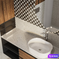 Bath furniture_8 3D Model Corona